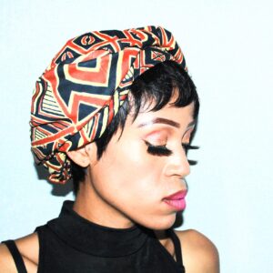 Brown Tribal Head Wrap